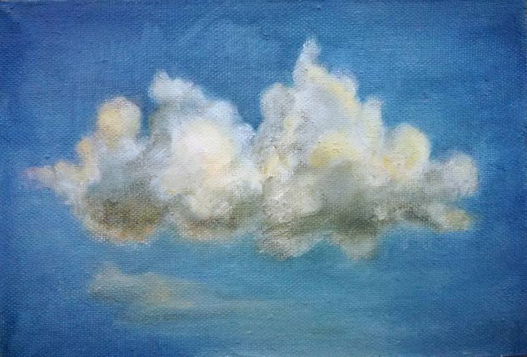 Little cloud oil painting Painting by Irina Lopuh Saatchi Art