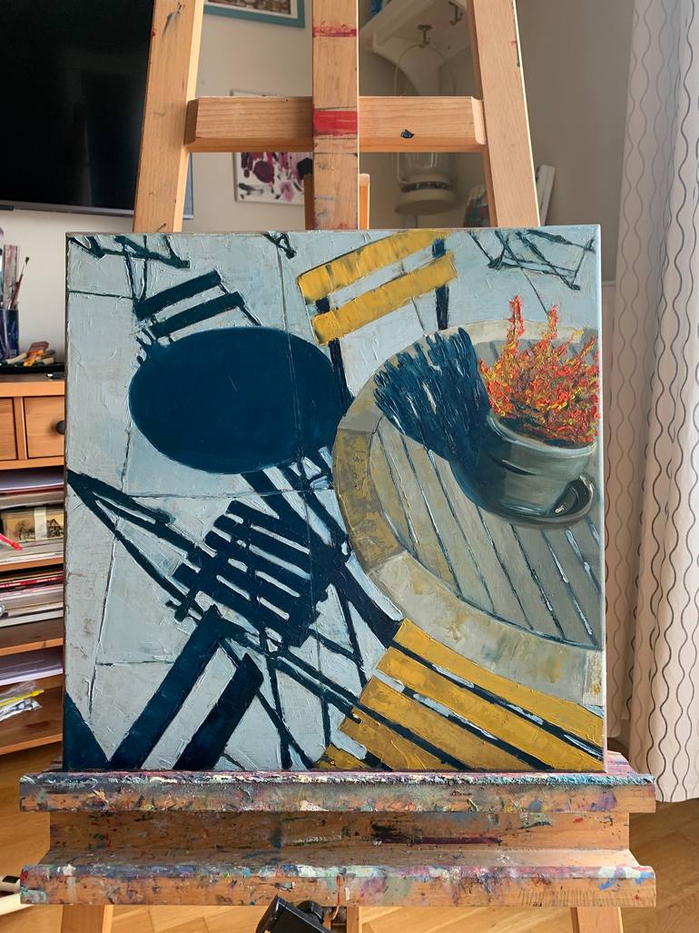 Original Contemporary Cities Painting by Veronika Vorontsova