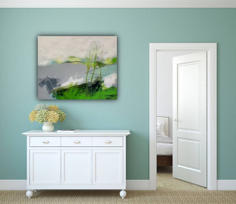 Original Abstract Landscape Painting by Susanne Wallow