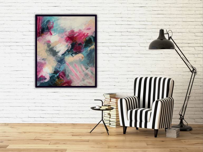 Original Abstract Painting by Susanne Wallow