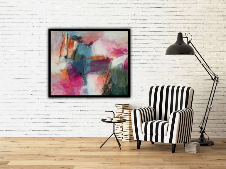 Original Abstract Painting by Susanne Wallow