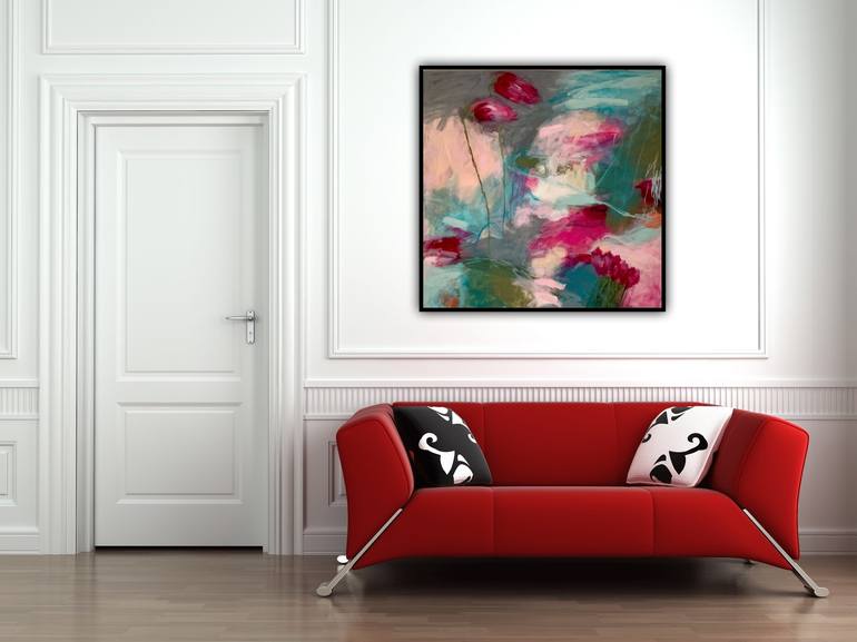 Original Abstract Painting by Susanne Wallow