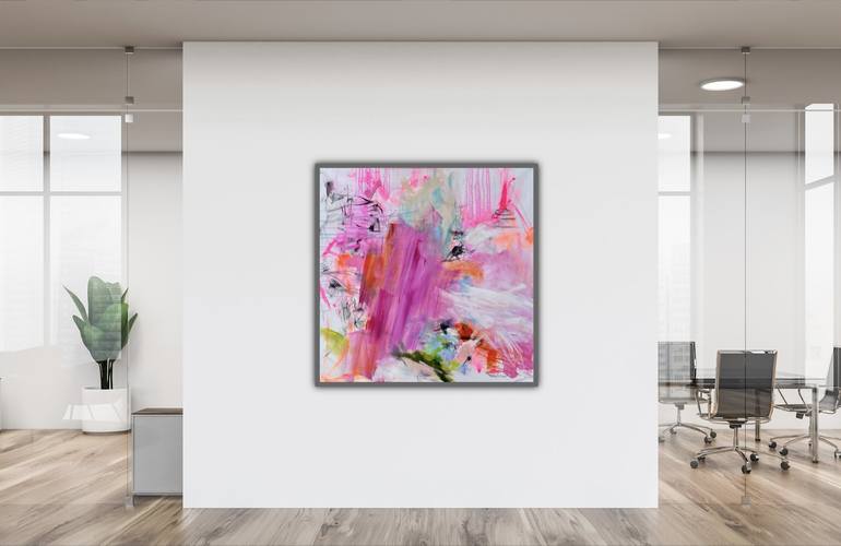 Original Abstract Painting by Susanne Wallow