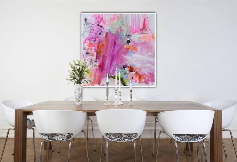 Original Abstract Painting by Susanne Wallow