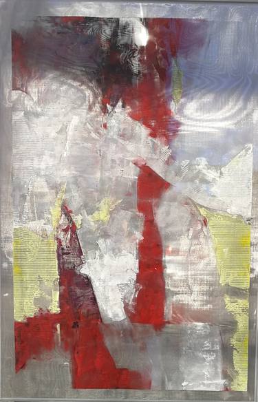 Original Abstract Architecture Painting by Henry Vuce