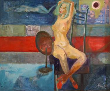 Original Expressionism Nude Paintings by Aldona Zając