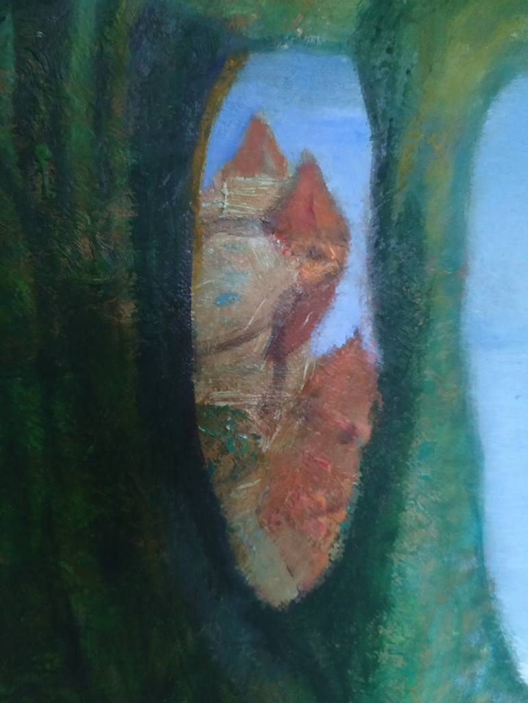 Original Tree Painting by Aldona Zając