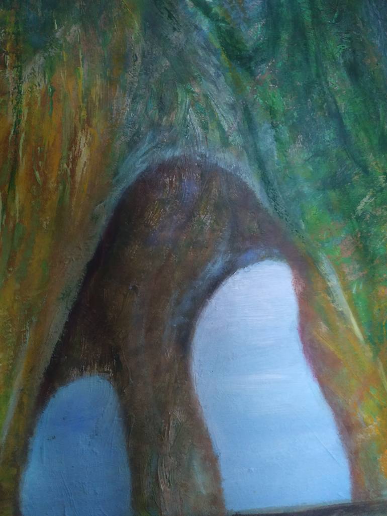 Original Tree Painting by Aldona Zając