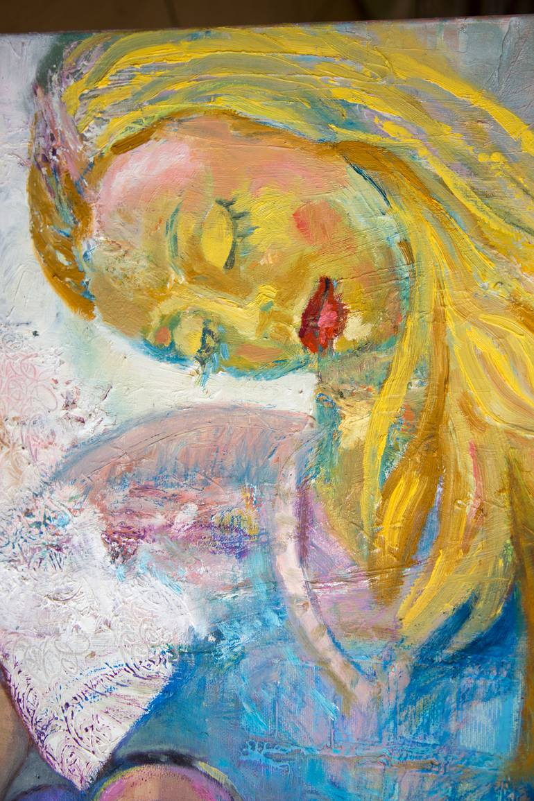 Original Love Painting by Aldona Zając
