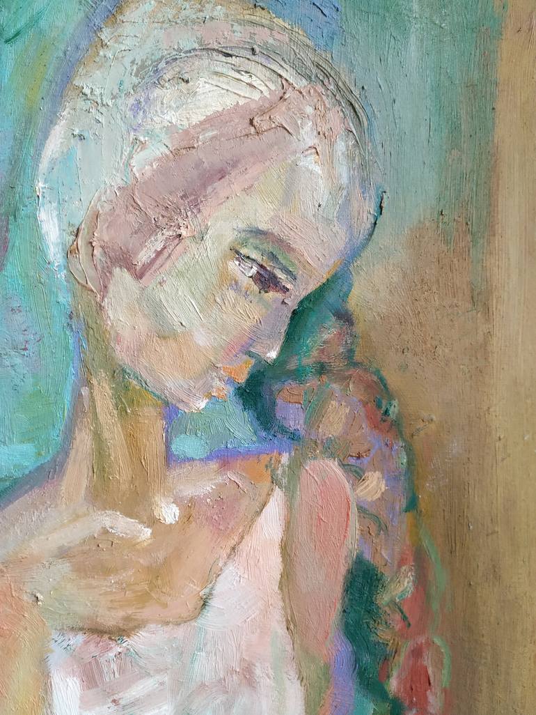 Original Women Painting by Aldona Zając