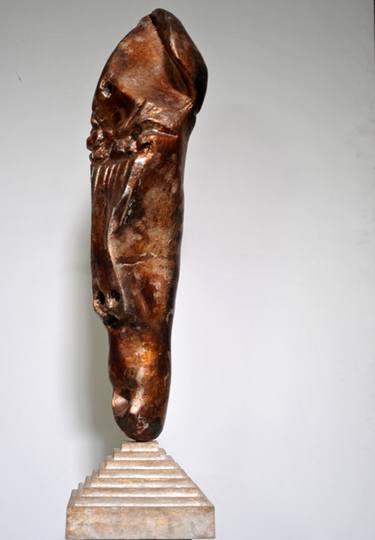Original Expressionism People Sculpture by Ved Nayar