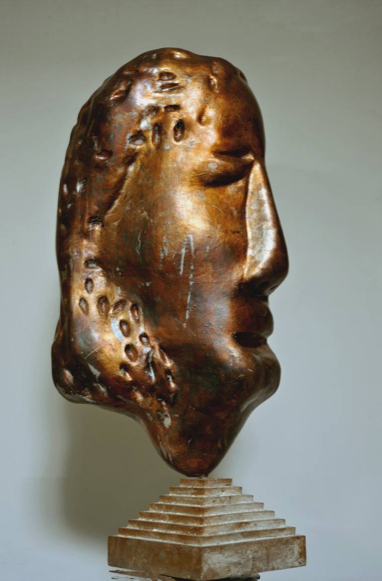 Original Expressionism People Sculpture by Ved Nayar