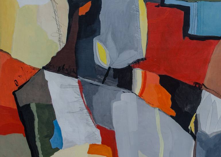Original Abstract Painting by Fernando Leal