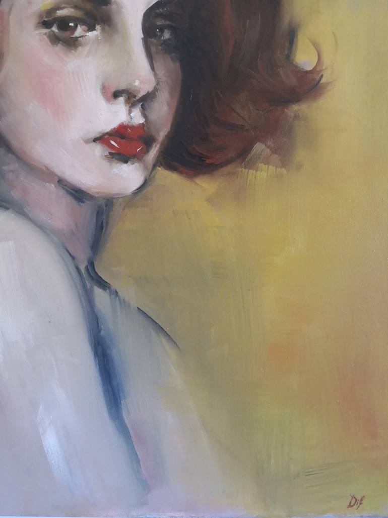 Original Figurative Women Painting by DIF - Diletta Innocenti Fagni