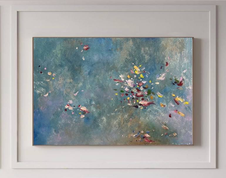 Original Impressionism Abstract Painting by DIF - Diletta Innocenti Fagni