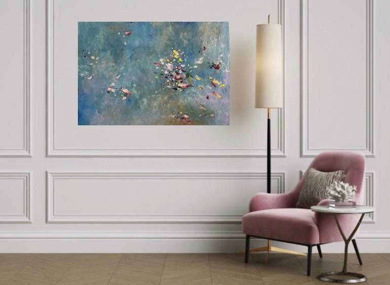 Original Impressionism Abstract Painting by DIF - Diletta Innocenti Fagni