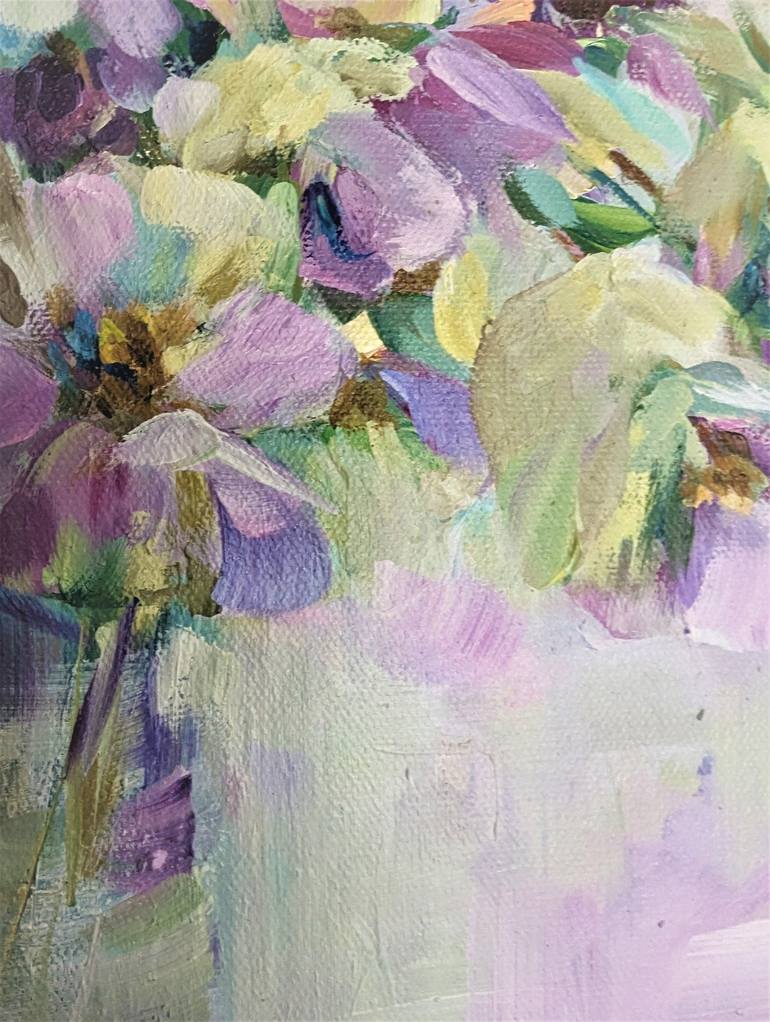 Original Floral Painting by Vera Saiko