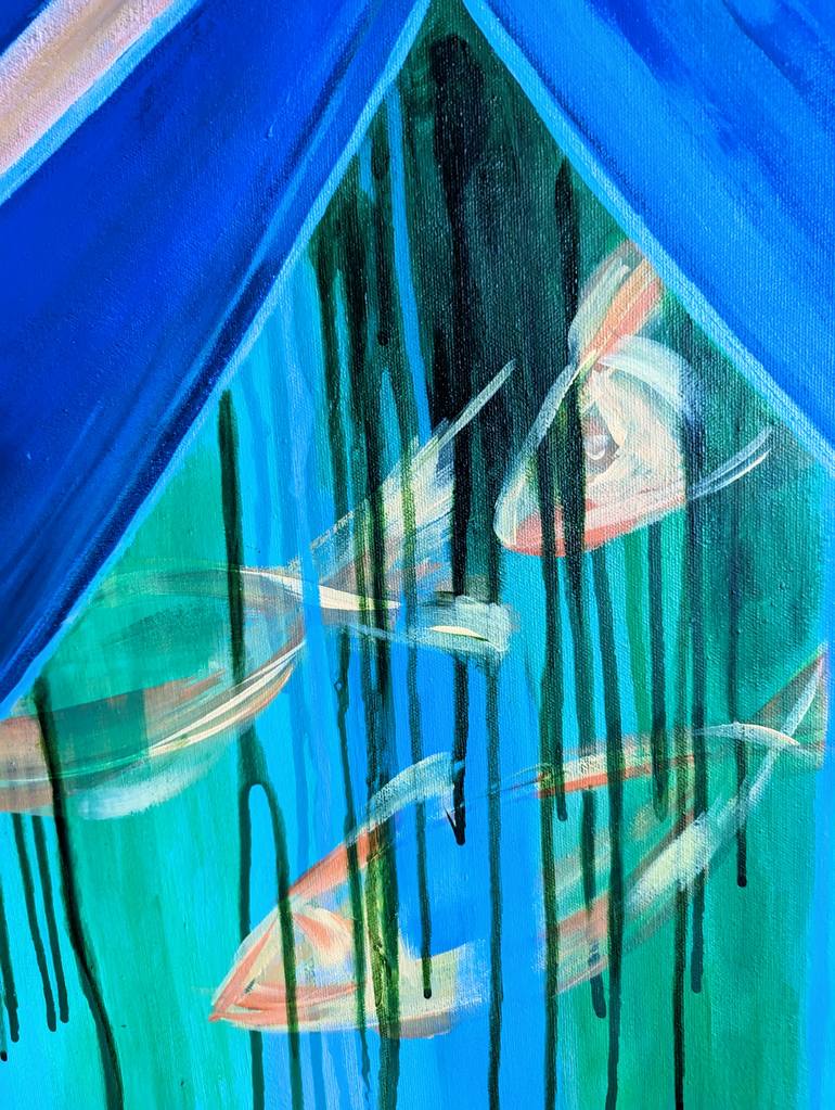 Original Contemporary Boat Painting by Vera Saiko