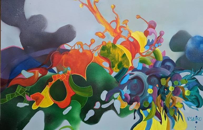 Print of Contemporary Abstract Paintings by Vera Saiko