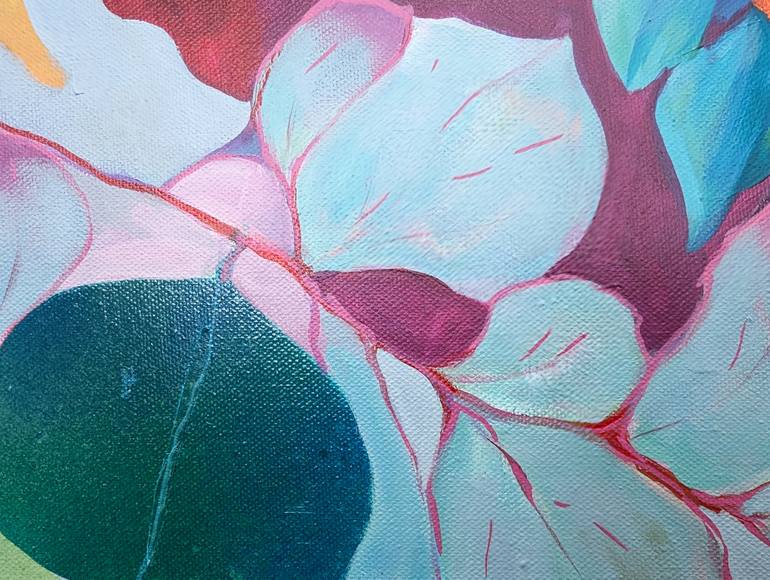 Original Abstract Expressionism Abstract Painting by Vera Saiko