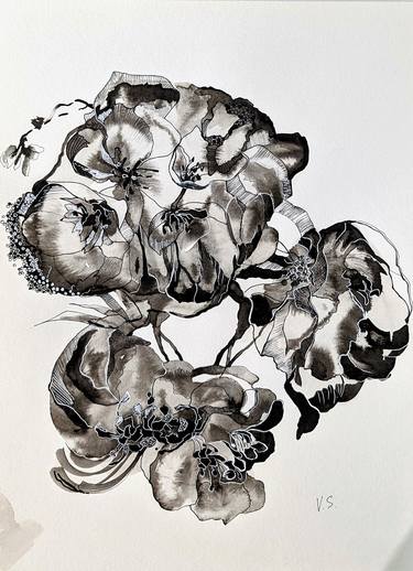 Original Abstract Drawings by Vera Saiko