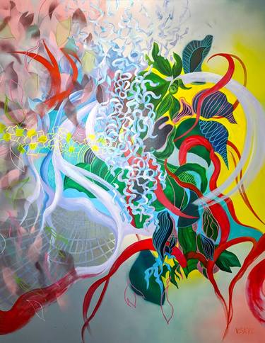 Original Abstract Paintings by Vera Saiko