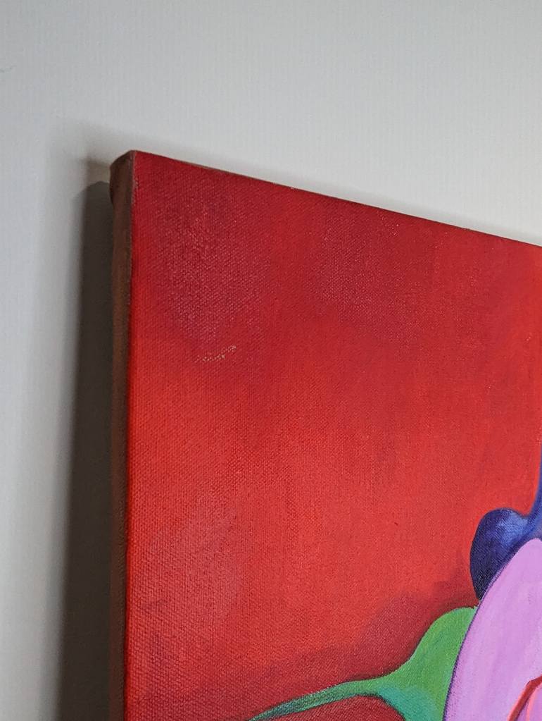 Original Conceptual Abstract Painting by Vera Saiko