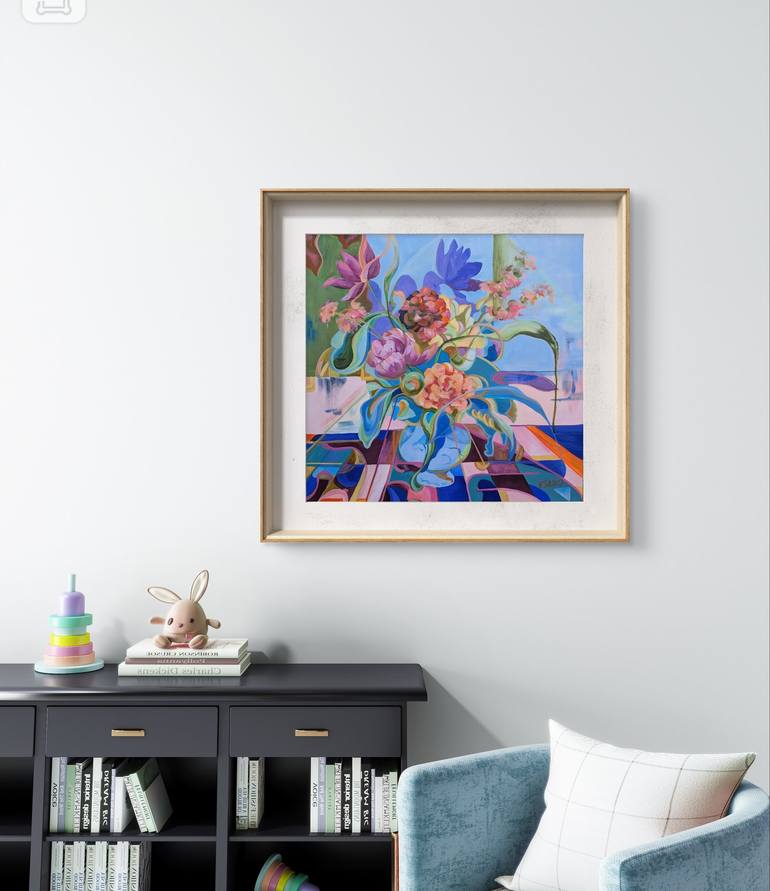 Original Abstract Painting by Vera Saiko