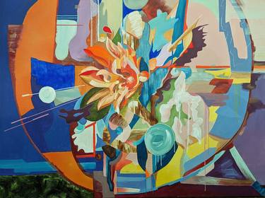 Original Conceptual Abstract Paintings by Vera Saiko