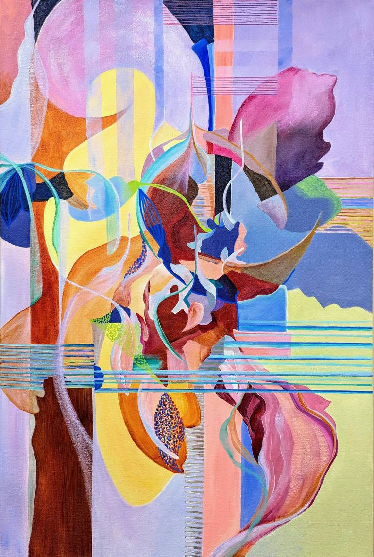 Original Contemporary Abstract Paintings by Vera Saiko