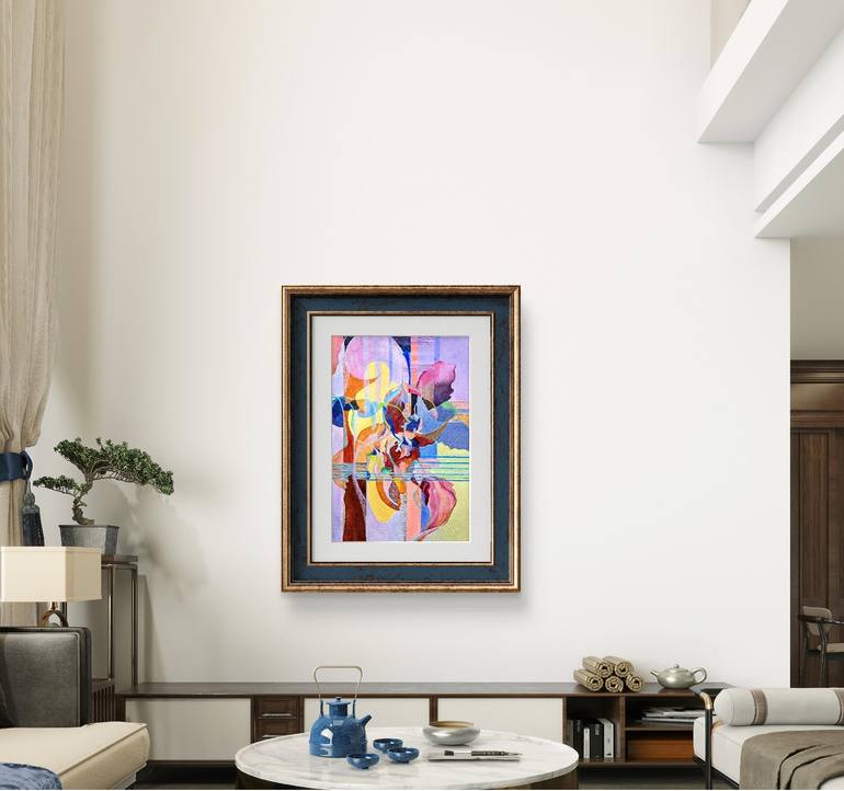 Original Contemporary Abstract Painting by Vera Saiko