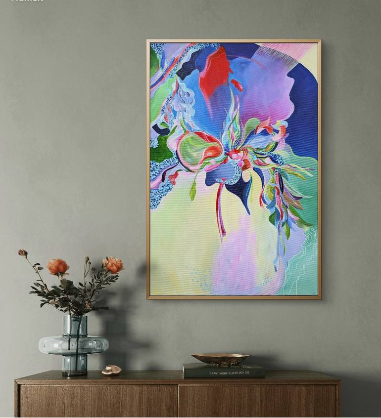Original Contemporary Abstract Painting by Vera Saiko