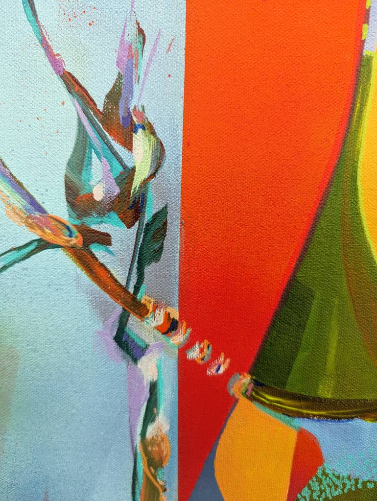 Original Conceptual Abstract Painting by Vera Saiko