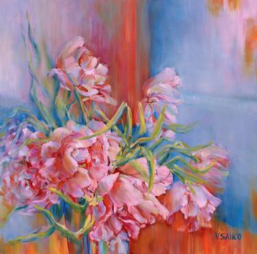 Original Floral Paintings by Vera Saiko