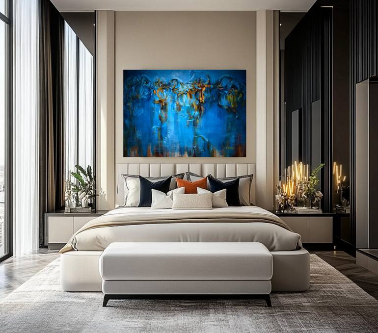 Original Impressionism Floral Painting by Vera Saiko