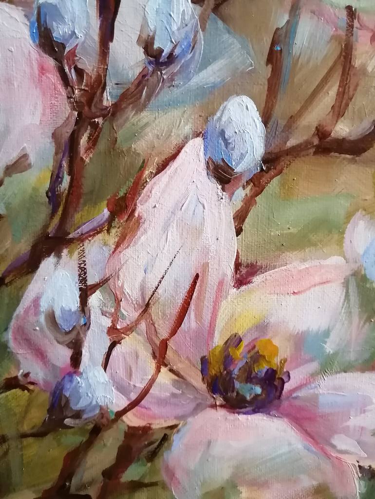 Original Floral Painting by Vera Saiko