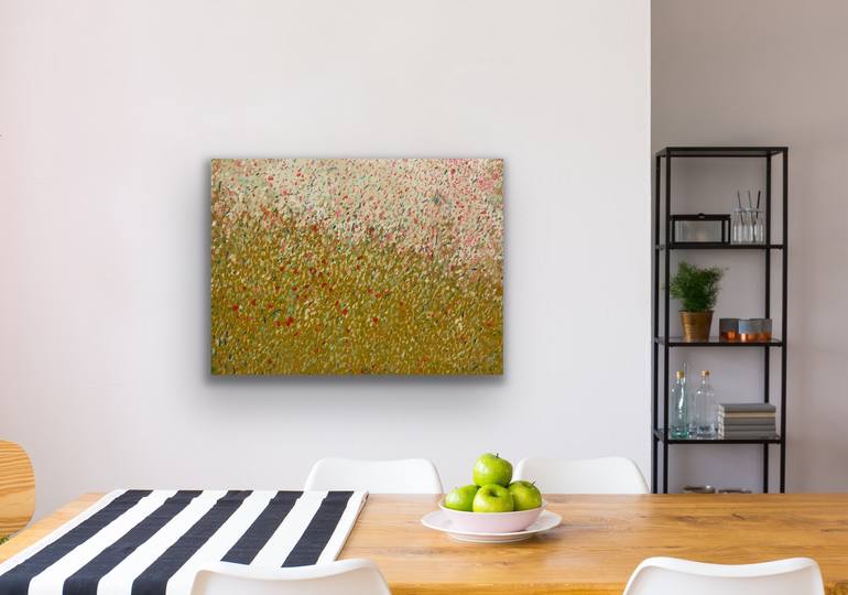 Original Abstract Expressionism Floral Painting by Sarah Sutphin