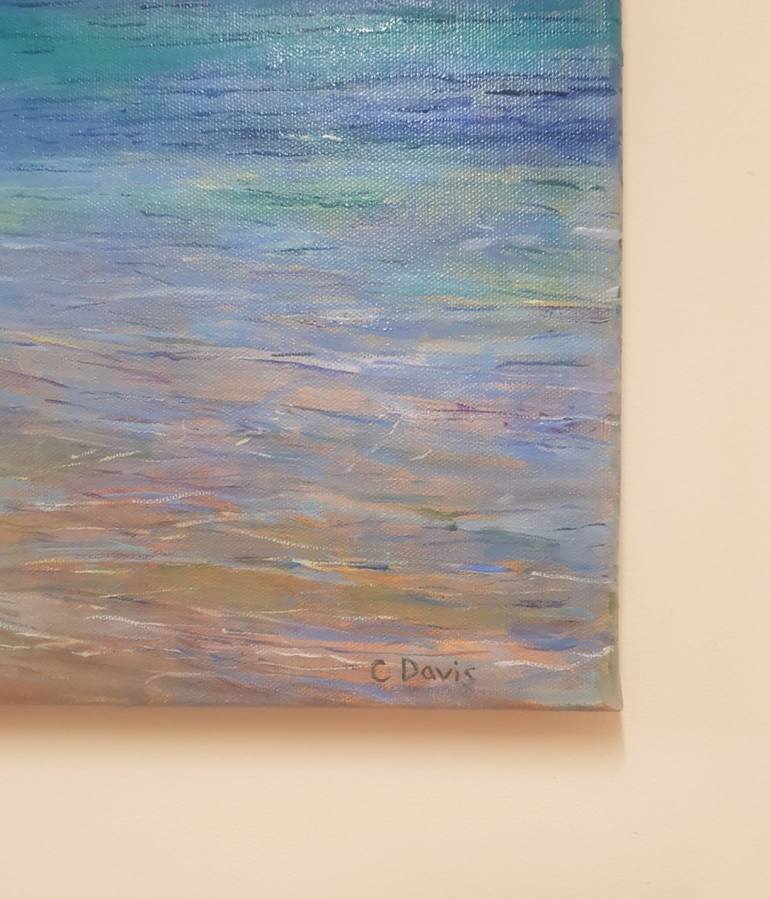 Original Contemporary Beach Painting by Christine Davis
