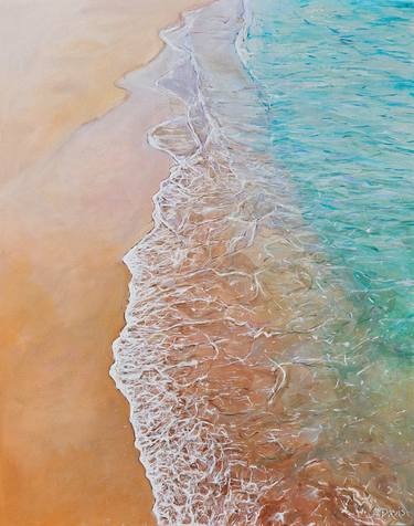 Print of Fine Art Beach Paintings by Christine Davis