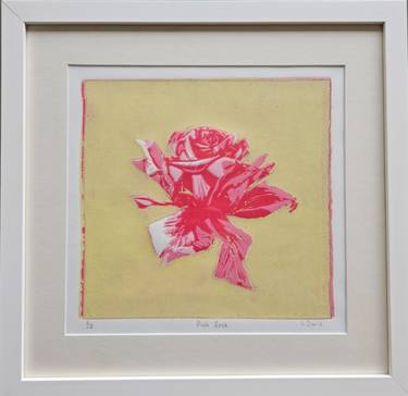 Original Contemporary Floral Printmaking by Christine Davis