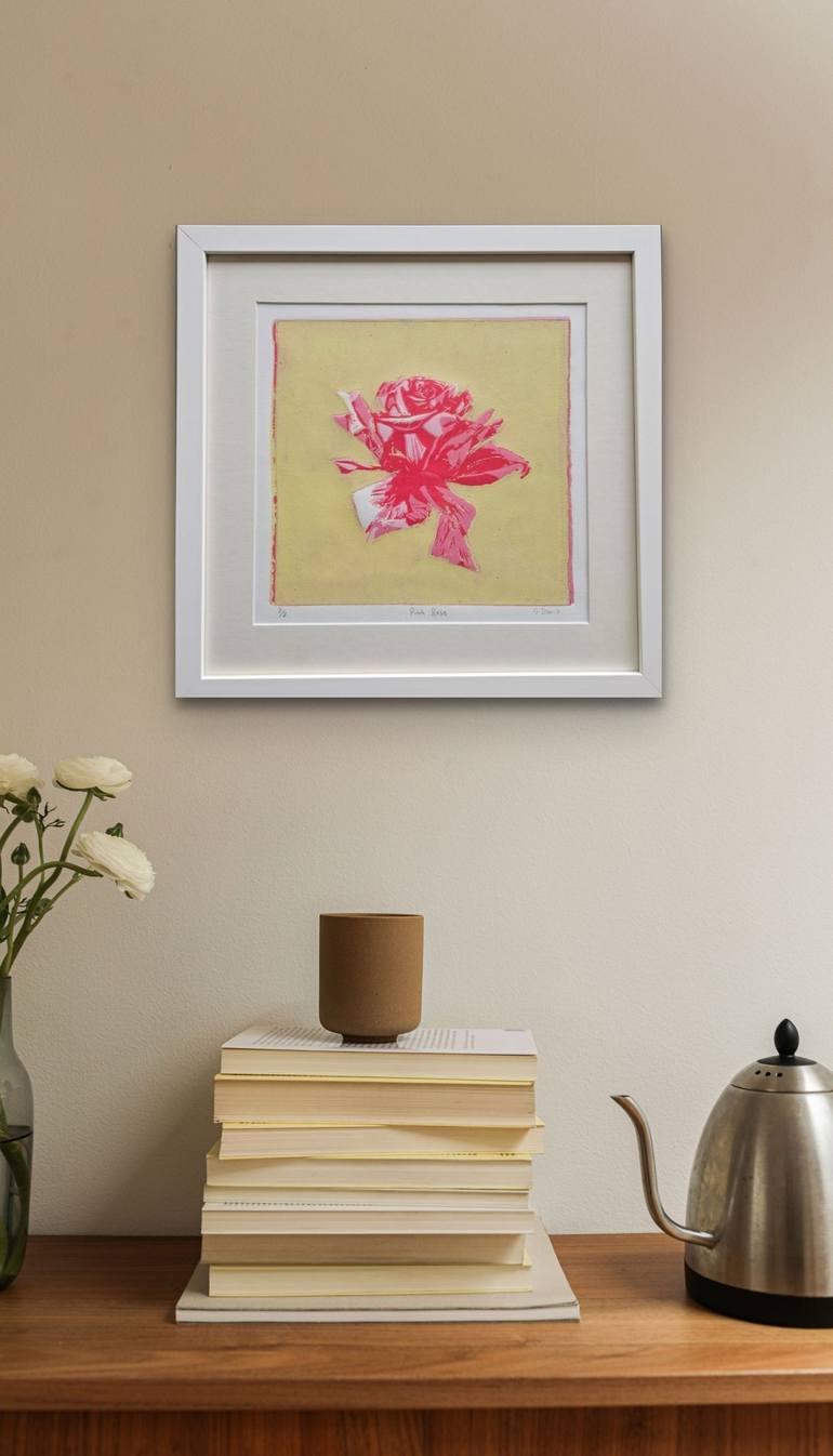 Original Contemporary Floral Printmaking by Christine Davis