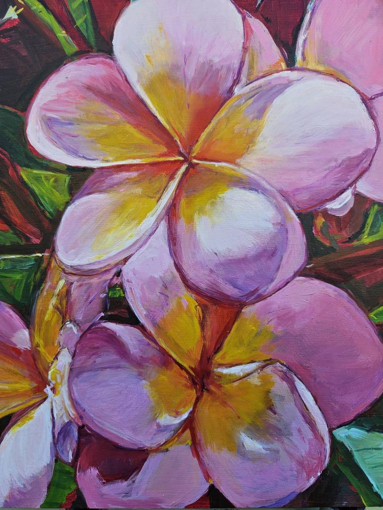 Original Fine Art Floral Painting by Christine Davis