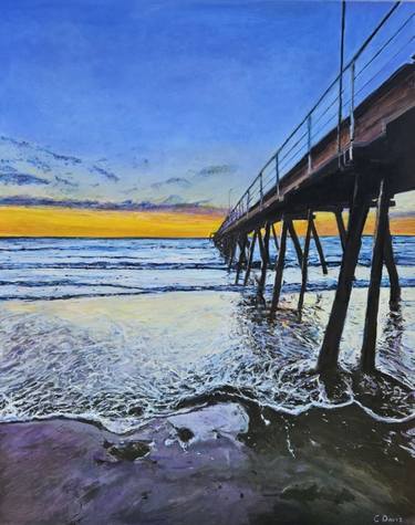 Print of Fine Art Beach Paintings by Christine Davis