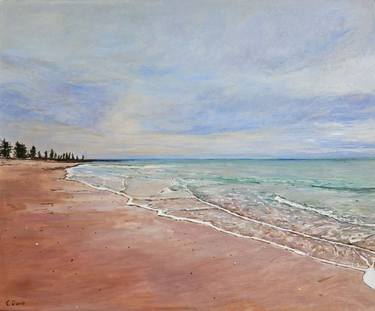 Print of Fine Art Beach Paintings by Christine Davis