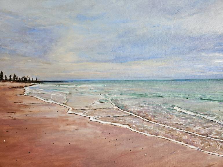 Original Fine Art Beach Painting by Christine Davis