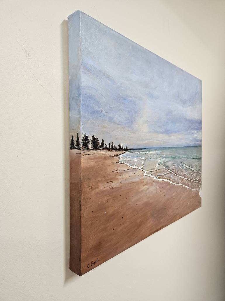 Original Fine Art Beach Painting by Christine Davis