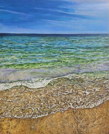 Original Contemporary Beach Paintings by Christine Davis