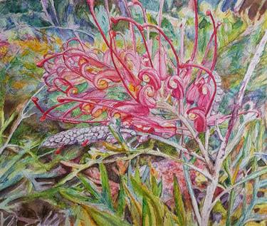 Print of Fine Art Floral Paintings by Christine Davis