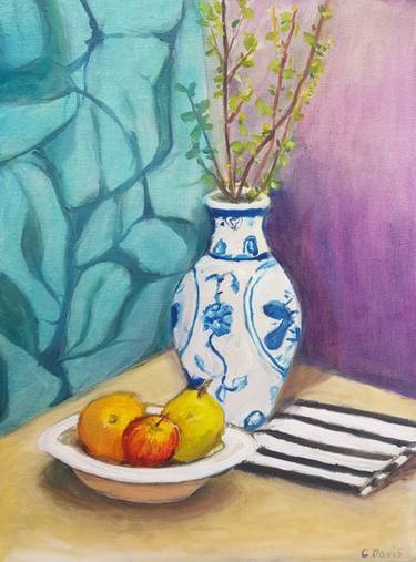 Original Still Life Paintings by Christine Davis