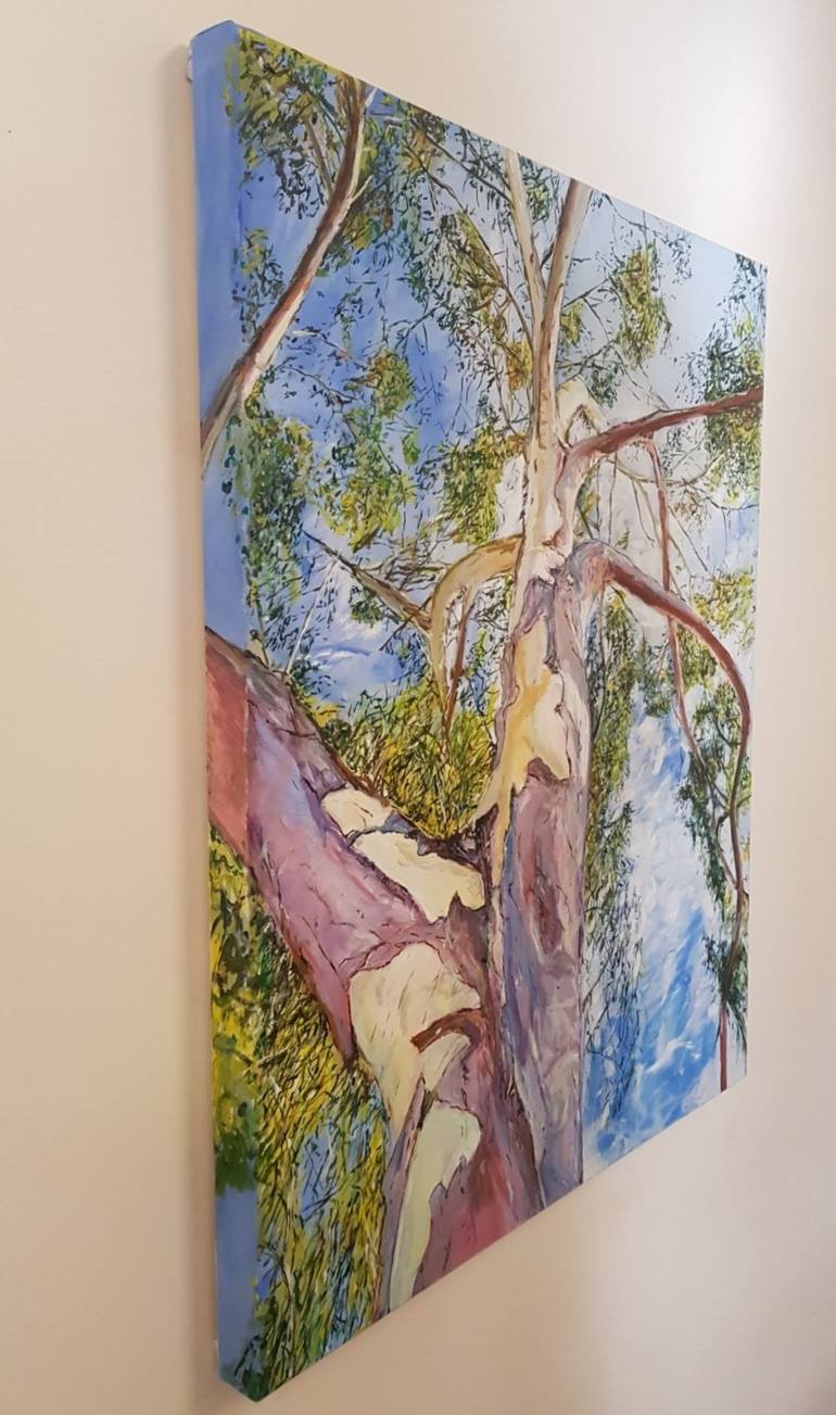 Original Figurative Tree Painting by Christine Davis